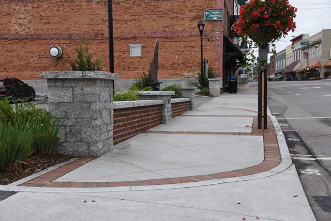 Main Street City Center Sidewalks, Mount Airy, NC