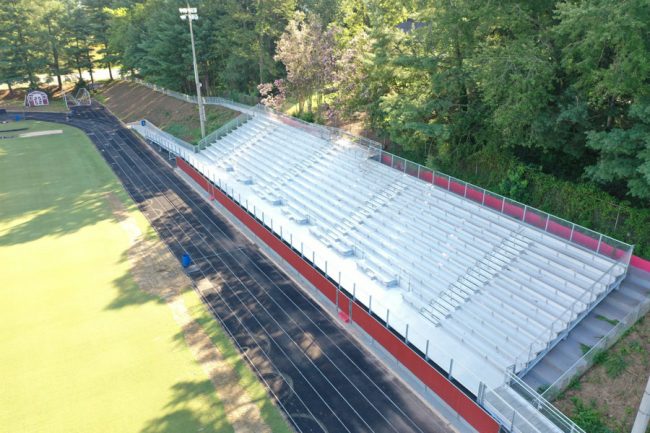 East Surry High School Bleachers, Pilot Mountain, NC