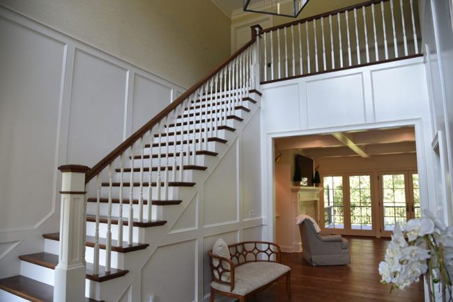 New Home Construction Custom Staircase by Colt Simmons Construction