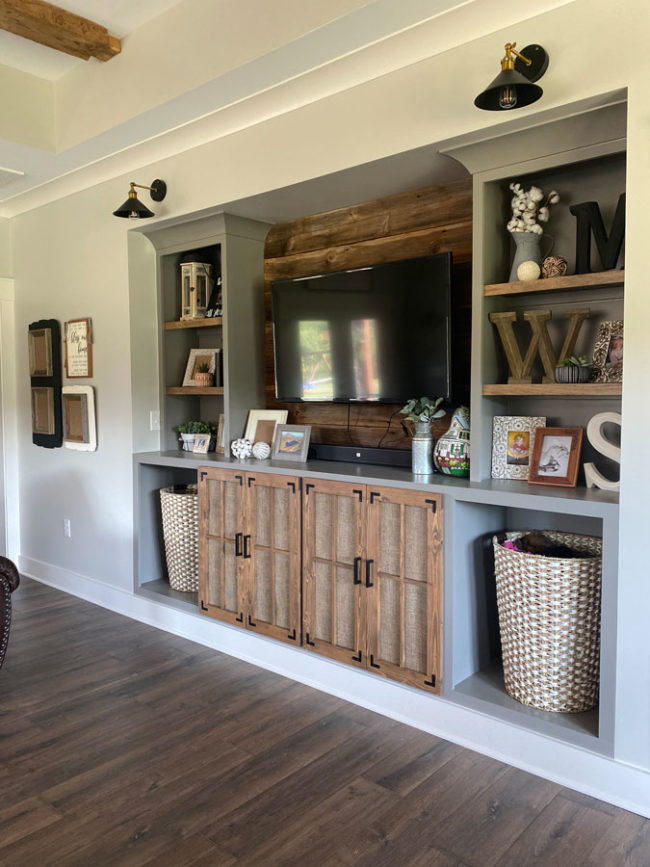 Built-ins With Lighting - Colt Simmons Construction
