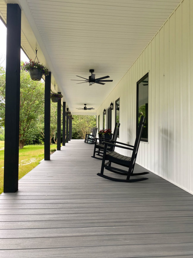 Farmhouse Front Porch - Colt Simmons Construction