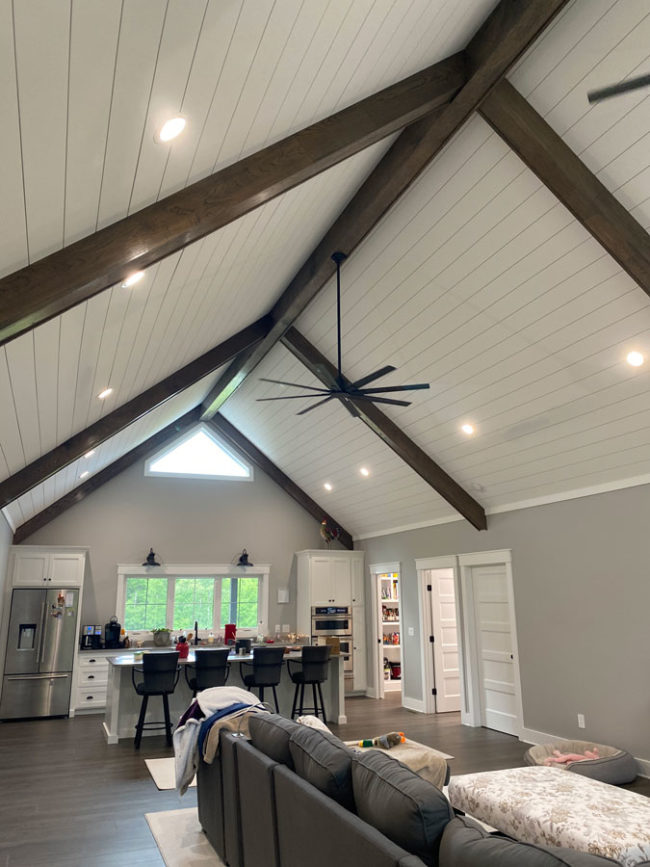 Vaulted Ceiling - Colt Simmons Construction