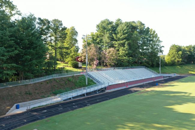 East Surry High School Bleachers, Pilot Mountain, NC