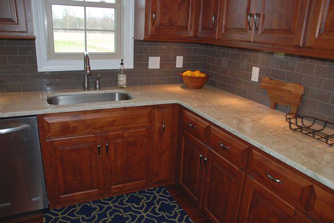 Custom Kitchen with Quartz Countertop