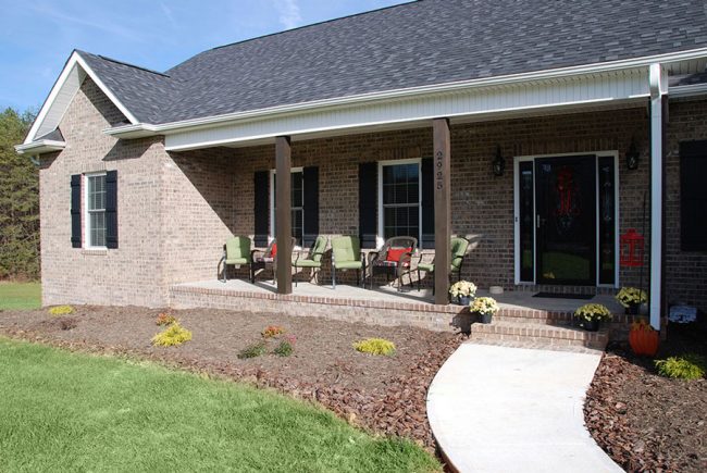 New Home Entrance - Colt Simmons Construction